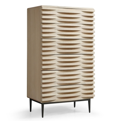 LA Furniture Larkspur Sample Natural Oak Chest VGVC-J2585-5H Contemporary Style by Vig Furnitrue Number 85730 Catch Home Goods