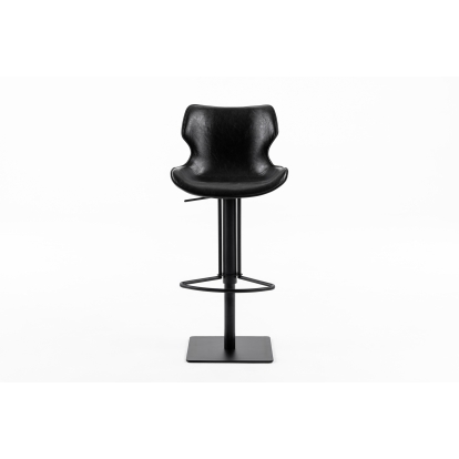 Modrest Jamila Modern Dark Brown Eco-Leather Bar Stool Brown Bar Stool 79587 VGHR5475/GB-1-DKBRN-BS