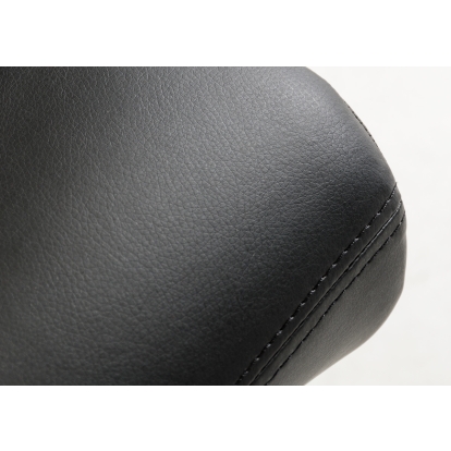 Penn Modern Black Leatherette Dining Chair (Set of 2) Black Dining Chair 76636|17128AZ VGGUJCD-6606-BLK