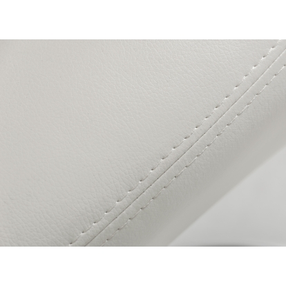 Penn Modern White Leatherette Dining Chair (Set of 2) Grey Dining Chair 70499Z VGGUJCD-6606-WHT