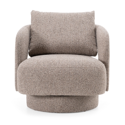 Divani Casa Johnny Modern Brown Fabric Accent Chair Brown Accent Chair 83147 VGOD-ZW-24076-BGE