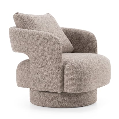 LA Furniture Johnny Modern Brown Fabric Accent Chair VGOD-ZW-24076-BGE Contemporary Style by Vig Furnitrue Number 83147|83147A Catch Home Goods