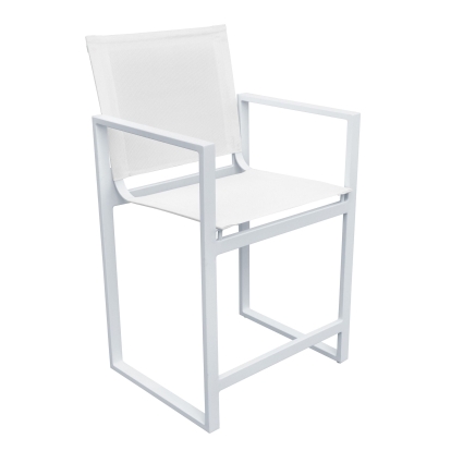 Renava Kayak Modern White Outdoor Counter Stool White Outdoor 77686 VGGERH-AGEAN-BS-CTR-WHT-2