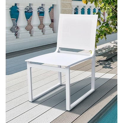 Renava Kayak Modern Outdoor White Dining Chair (Set of 2) White Outdoor 77690Z VGGERH-AGEAN-CH-WHT-1