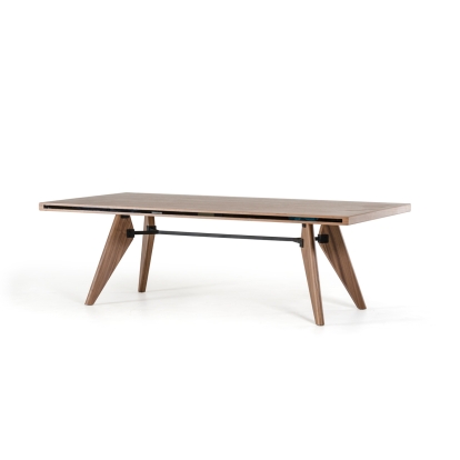 Modrest Kennedy Mid-Century Walnut Dining Table Walnut Dining Table 72340 VGBB1403T-WAL