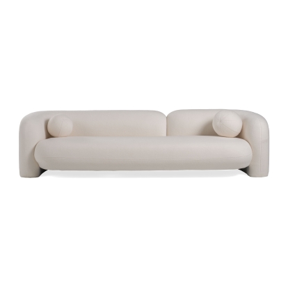 Modrest Khan Modern 4-Seater Off White Fabric Sofa Off-White Sofa 80060|80060A VGOD-ZW-22022-S