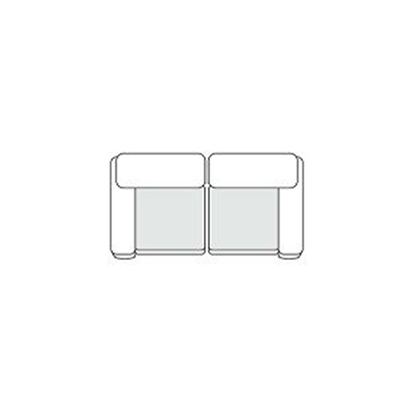 Divani Casa Kinsey Modern Blue Fabric Modular Sectional Sofa-2-Piece Sectional 83532 VGKK-KF.8035-MOD-NAVY-2-Piece Sectional