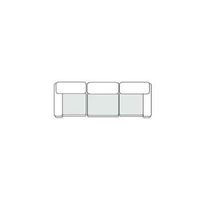 Divani Casa Kinsey Modern Blue Fabric Modular Sectional Sofa-3-Piece Sectional 83533 VGKK-KF.8035-MOD-NAVY-3-Piece Sectional