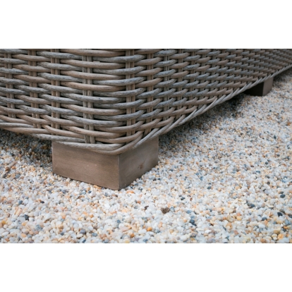 Renava Knox Outdoor Wicker Sunbed Beige Outdoor Sunlounger 72273 VGATRABD-107