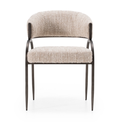 Modrest Kobe Modern Beige Fabric Dining Chair Beige Dining Chair 83145 VGOD-ZW-24068-BGE