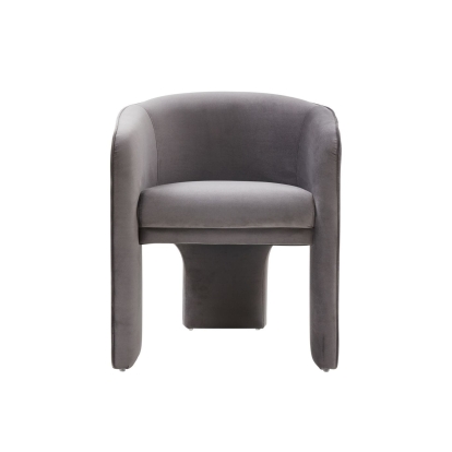 Modrest Kyle Modern Dark Grey Accent Chair Grey Lounge Chair 78184 VGRHAC-235-GRY-CH