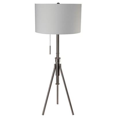 Furniture Of America Zaya Contemporary Brushed Steel Floor Lamp Model L731171F-SV