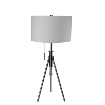 Furniture Of America Zaya Contemporary Brushed Steel Table Lamp Model L731171T-SV