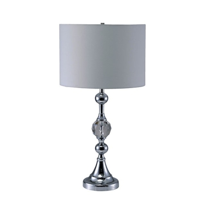 Furniture Of America Emi Contemporary White/Silver Table Lamp Model L76187T