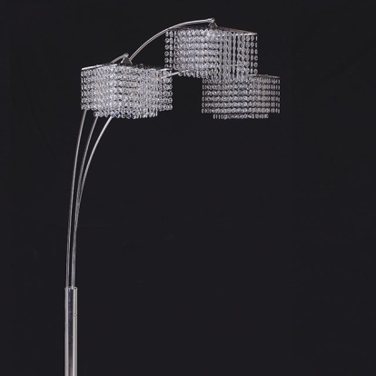 Furniture Of America Tina Glam Chrome Arch Lamp Model L76932