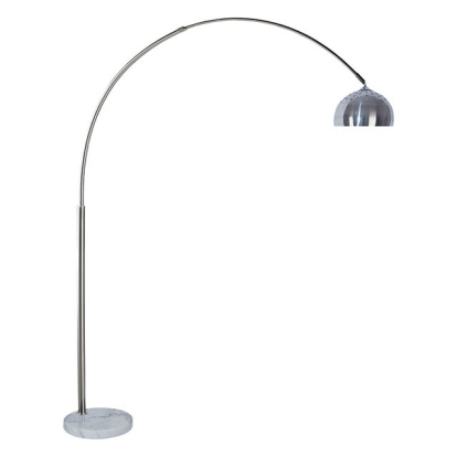 Furniture Of America Rene Contemporary White/Chrome Arch Lamp Model L76935