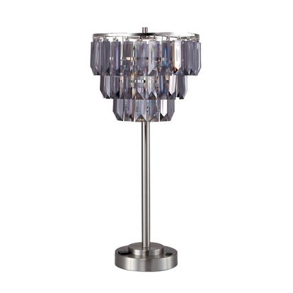 Furniture Of America Meg Transitional Black/Chrome Table Lamp Model L76937T