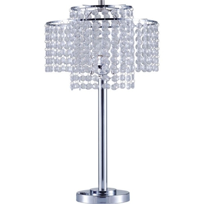 Furniture Of America Kaitlyn Glam Chrome Table Lamp Model L7735SN
