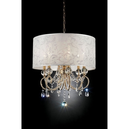 Furniture Of America Deborah Traditional Gold Ceiling Lamp Model L9155H