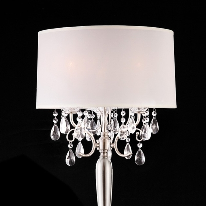 Furniture Of America Sophy Traditional White/Chrome Table Lamp Model L95109T