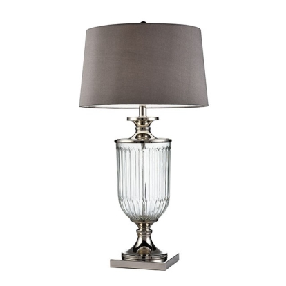 Furniture Of America Ira Contemporary Silver/Clear Table Lamp Model L9711