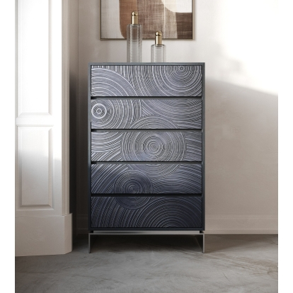 Lamod Cirque Modern Black Ash Chest Black Chest 81575 VGVC-J2368-5H