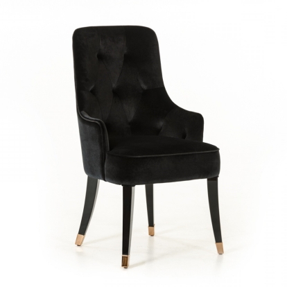 LA Furniture Larissa Modern Black Fabric Dining Chair VGUNCC016-BLK-1 Contemporary Style by Vig Furnitrue Number 72008A Catch Home Goods
