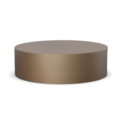 Modrest Laura Modern Round Large Coffee Table Brown Coffee Table 80041 VGOD-LZ-280C-L-CT