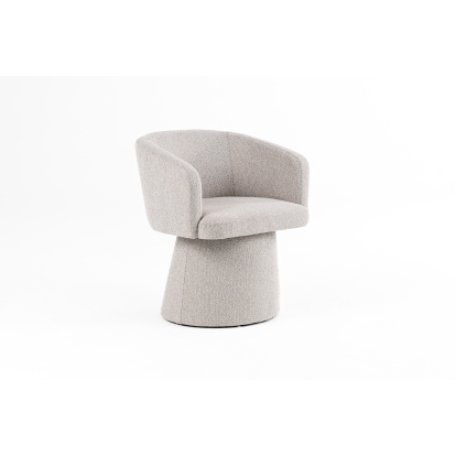 Modrest Linton Modern Light Grey Fabric Dining Chair Light Grey Dining Chair 81617 VGOD-ZW-23092-LTGRY