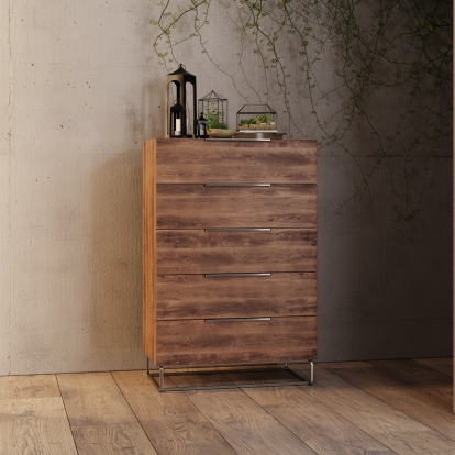 LA Furniture Lorenzo Italian Modern Light Oak Chest VGACLORENZO-CHEST Contemporary Style by Vig Furnitrue Number 75881 Catch Home Goods