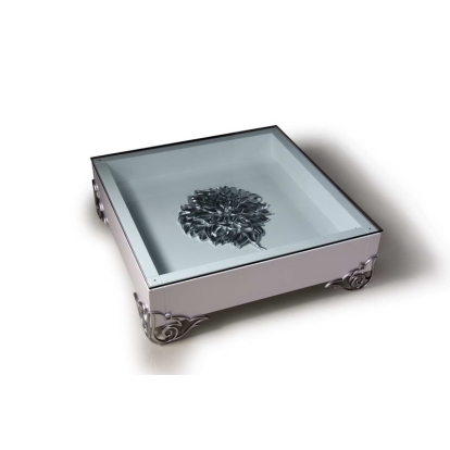 LS538 Emma Modern White Coffee Table with Glass Top White Coffee Table 12156 VGDVEMMACOFFEE