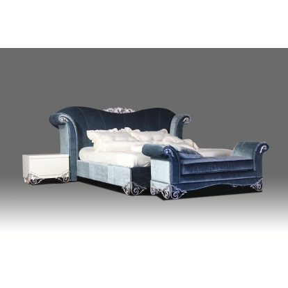 LA Furniture Rita Transitional Velour Fabric Bench VGDVLS112 Contemporary Style by Vig Furnitrue Number 13815 Catch Home Goods