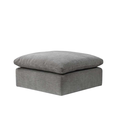 ACME Naveen Gray Linen Modular Ottoman Model LV01105