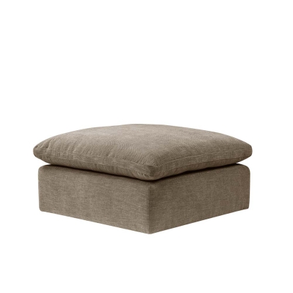 ACME Naveen Khaki Linen Modular Ottoman Model LV01108