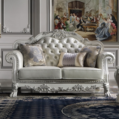 Acme Dresden Loveseat with 3 Pillows Model LV01689