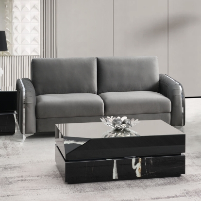 ACME Wenona Gray Velvet Sofa Model LV01710