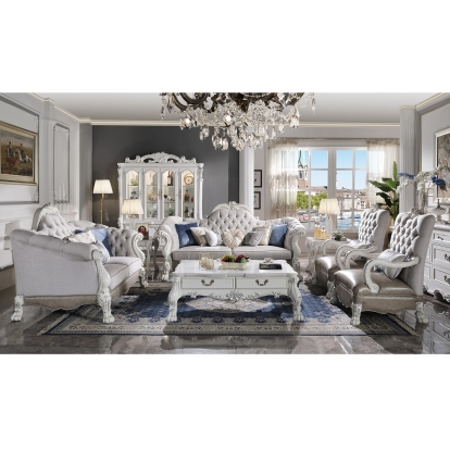 Acme Dresden Loveseat with 5 Pillows Model LV02245
