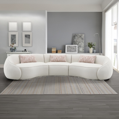 Acme Sahara Sectional Sofa with 3 Pillows Model LV03010