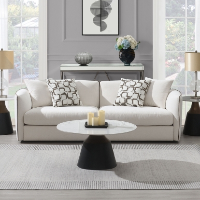Acme Yolanda Sofa with 4 Pillows Model LV03605