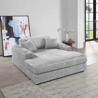 Acme Hilde Chaise with 2 Pillows Model LV03681