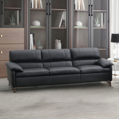 ACME Eilene Black Top Grain Leather Sofa Model LV03700