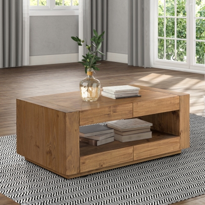 ACME Harlan Oak Coffee Table Model LV03775
