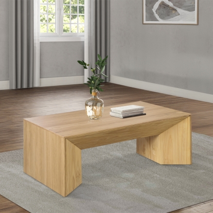 ACME Harold Natural Oak Coffee Table Model LV03785