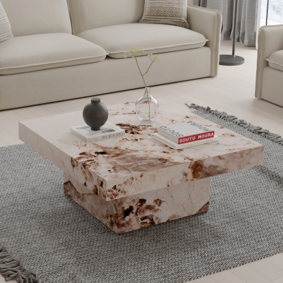 ACME Fultan Engineered Stone Coffee Table Model LV03935