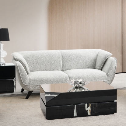 ACME Nayeli Light Gray Boucle Sofa Model LV04200