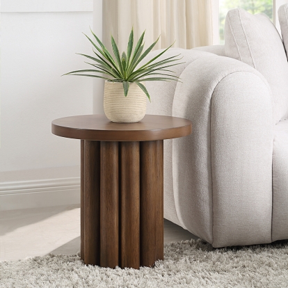 ACME Sanat Brown End Table Model LV04236