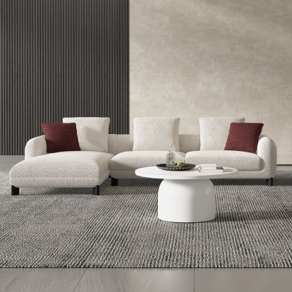 Acme Mardi Sectional Sofa with 6 Pillows Model LV04280
