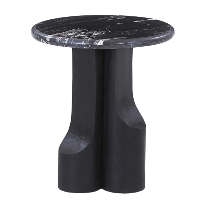 Acme Kinton End Table with Natural Marble Top Model LV04786