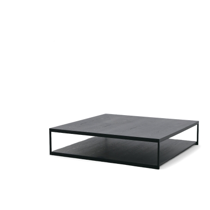 Modrest Manny Modern Square Coffee Table Black Coffee Table 80049 VGOD-LZ-287RC-B-CT