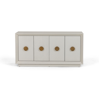 Modrest Marjorie Modern Cream & Brushed Gold Buffet Cream Buffet 81008 VGGMW-1705B-CRM